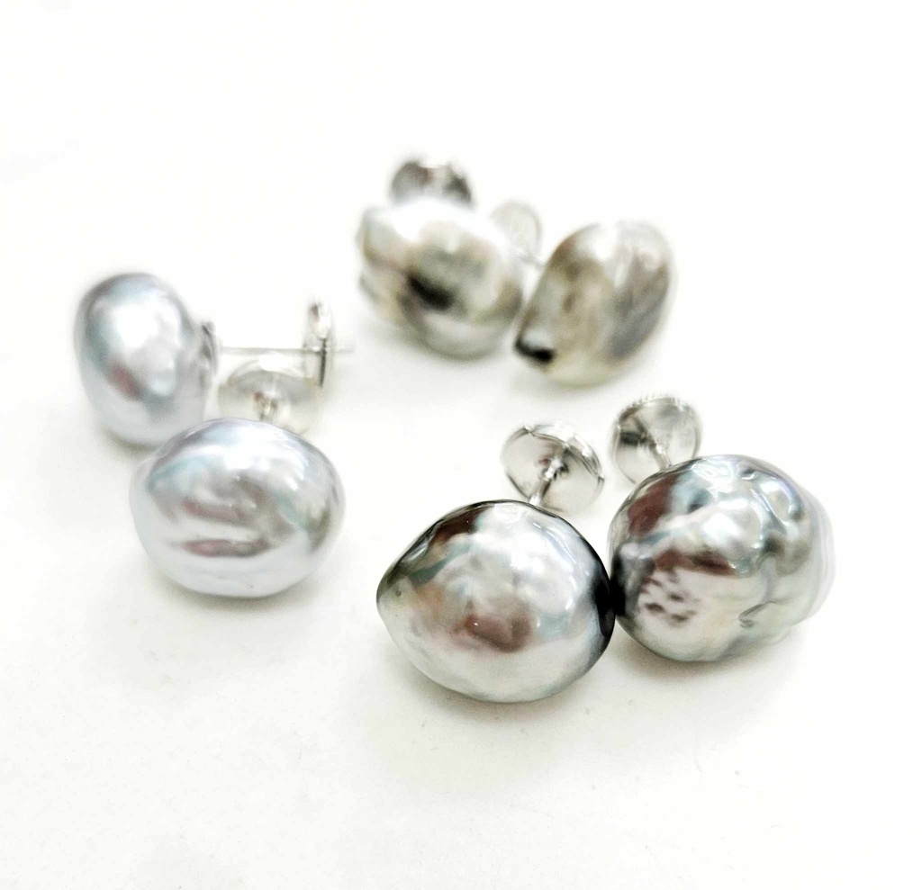 STUDS GROS KEISHI - ARGENT