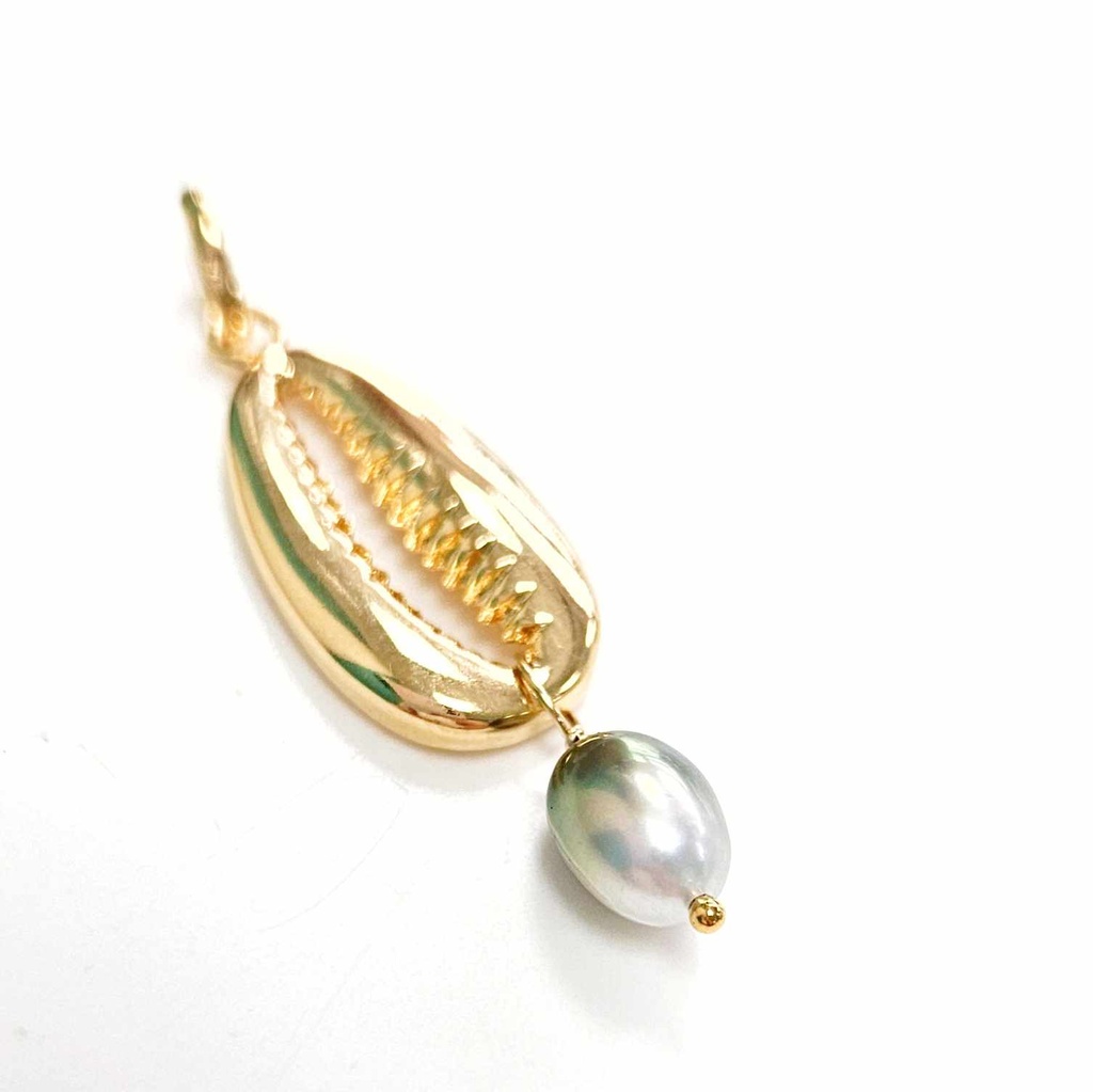 PENDENTIF plaqué or cori + keishi