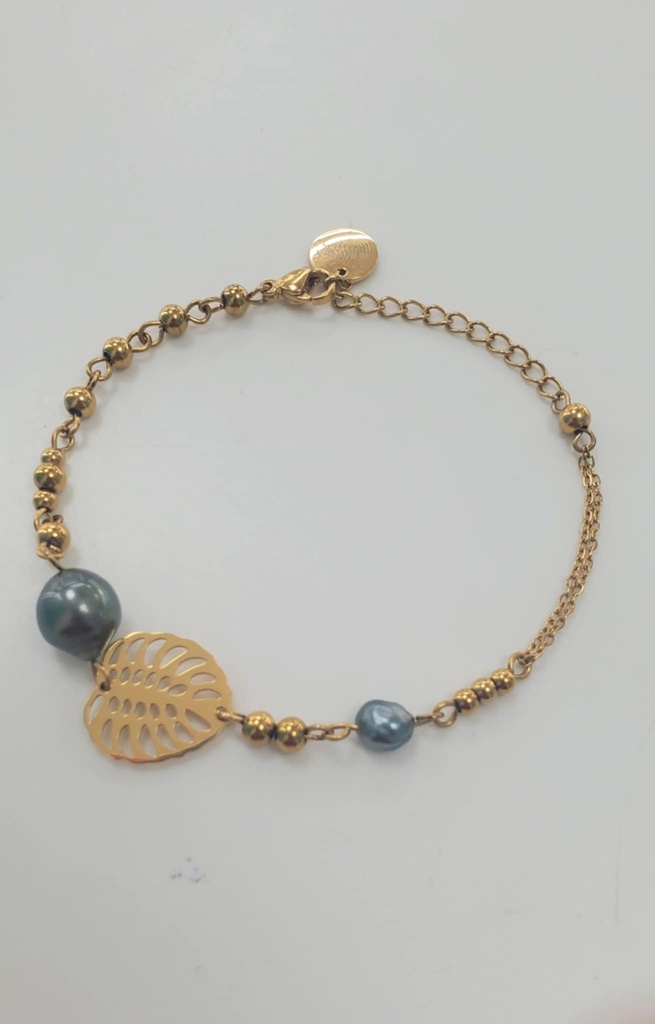 Bracelet acier doré APE NEW