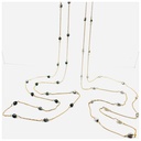 SAUTOIR 20 KEISHIS - PLAQUE OR