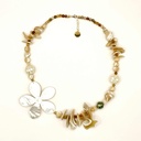 Collier Lolita Beige plaqué or