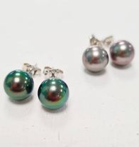 Studs Perle monture argent