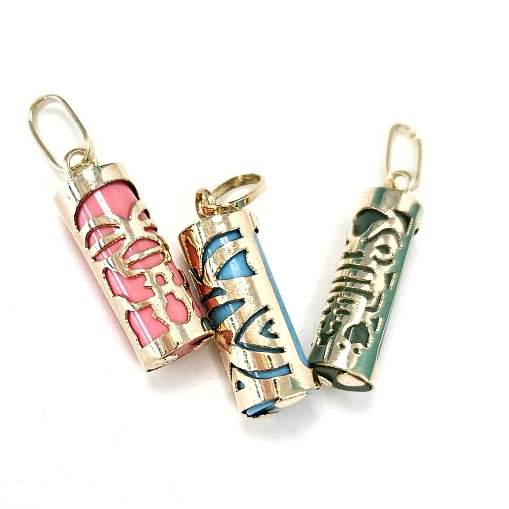 TIKI OR AGATE BLEU/ VERT/ ROSE