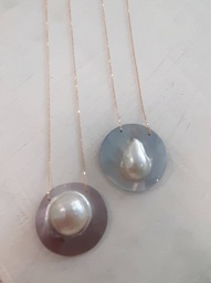 [PDTMAB2R] Pendentif MABE en plaqué or 18cts