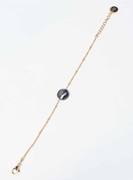 [MABEBRB] BRACELET MABE CHAINE BOULETTE - ACIER DORE