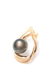 [DBGP] Pendentif plaqué or 1 perle double gouttes